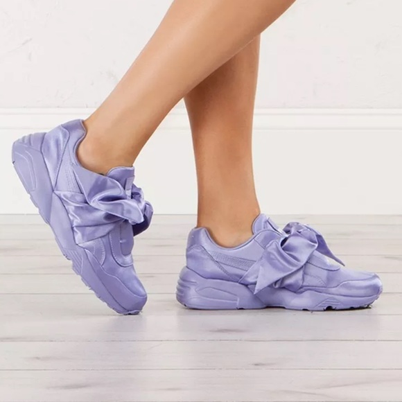 puma fenty purple shoes